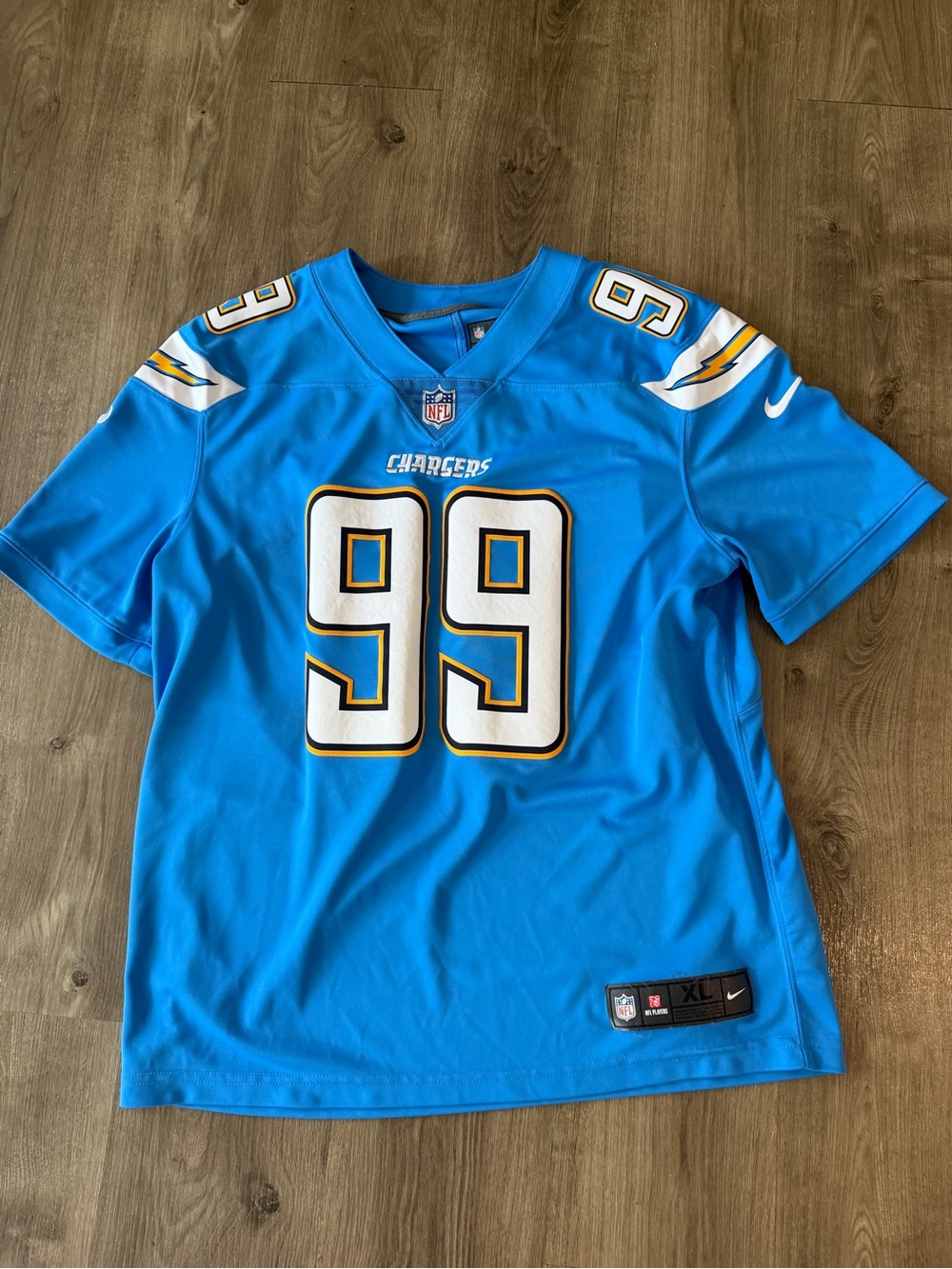Nike Los Angeles Chargers' #99 Blue Jersey